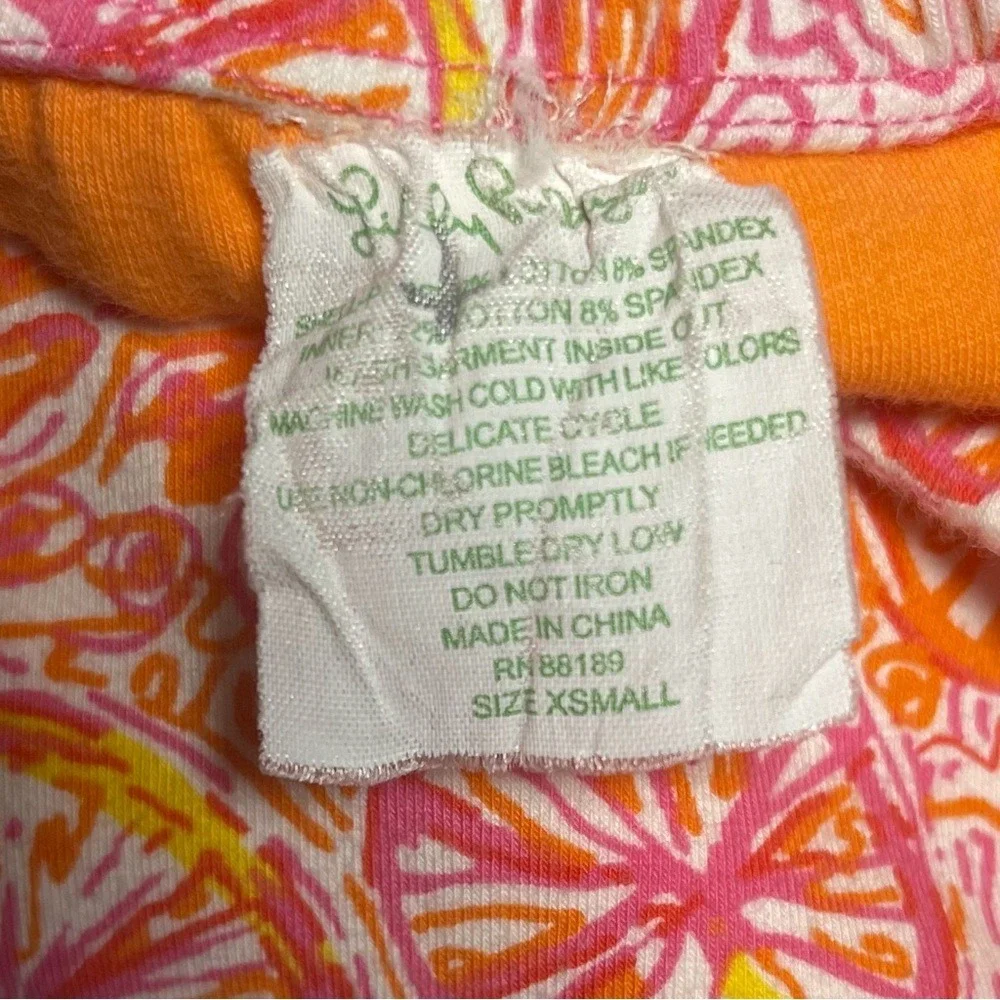 Lilly Pulitzer Petula Strapless Mini Dress or Skirt Ten Speed Bike Print Pink XS - Picture 9 of 9